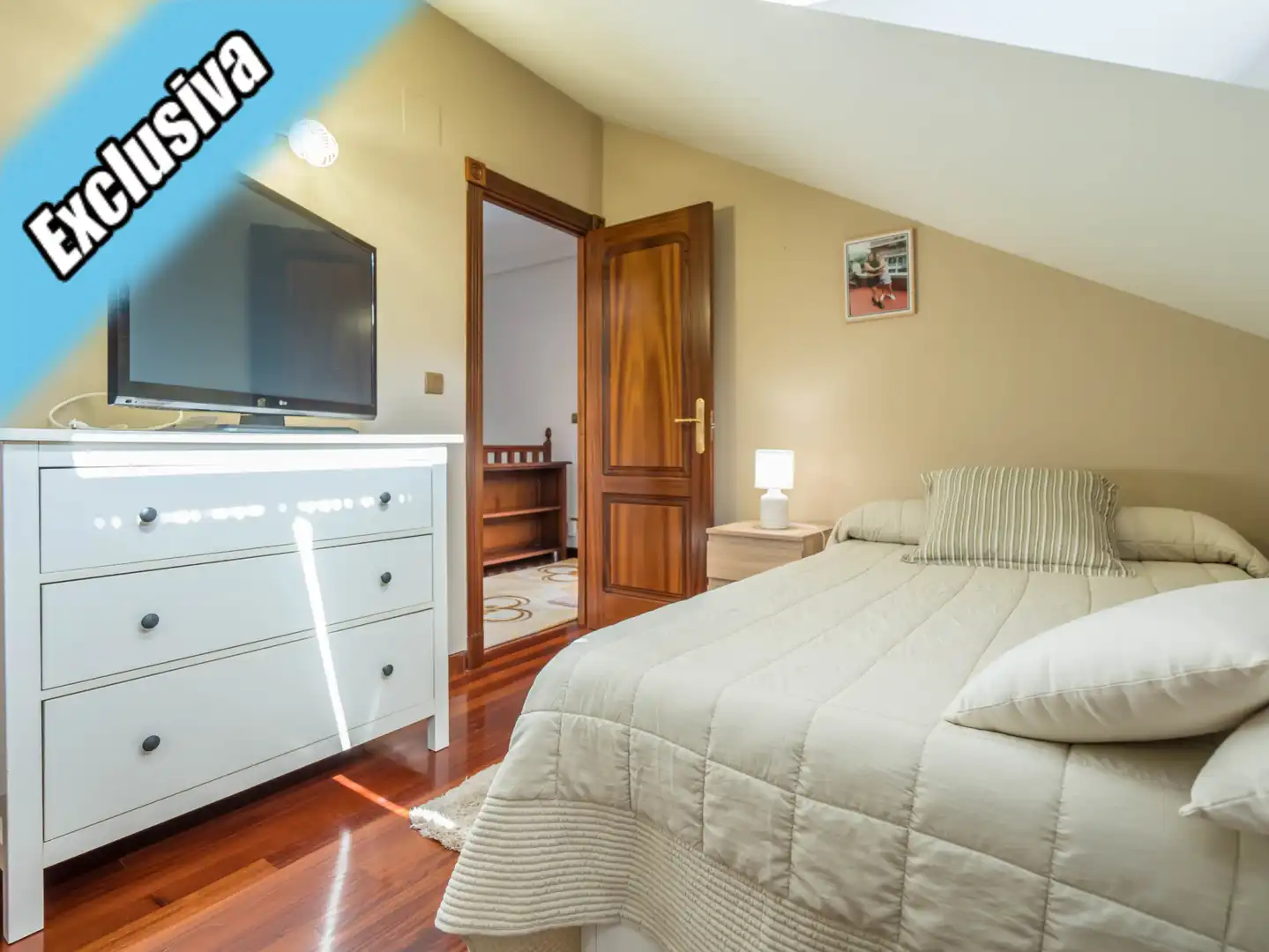 Schlafzimmer von Maisonette zum Verkauf in Laredo mit Heizung, Parkett und Balkon