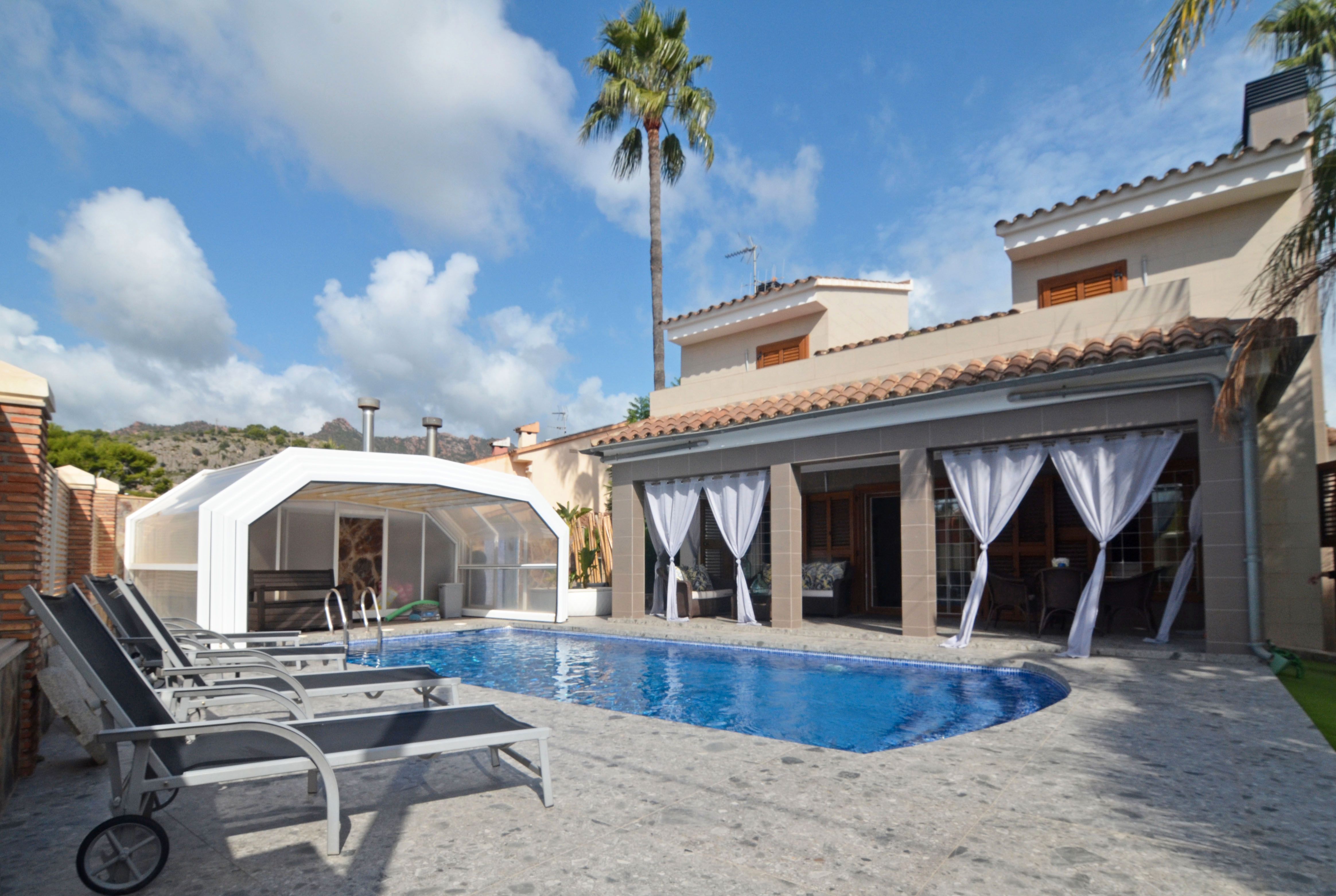 Exterior view of House or chalet for sale in Benicasim / Benicàssim  with Air Conditioner, Terrace and Storage room