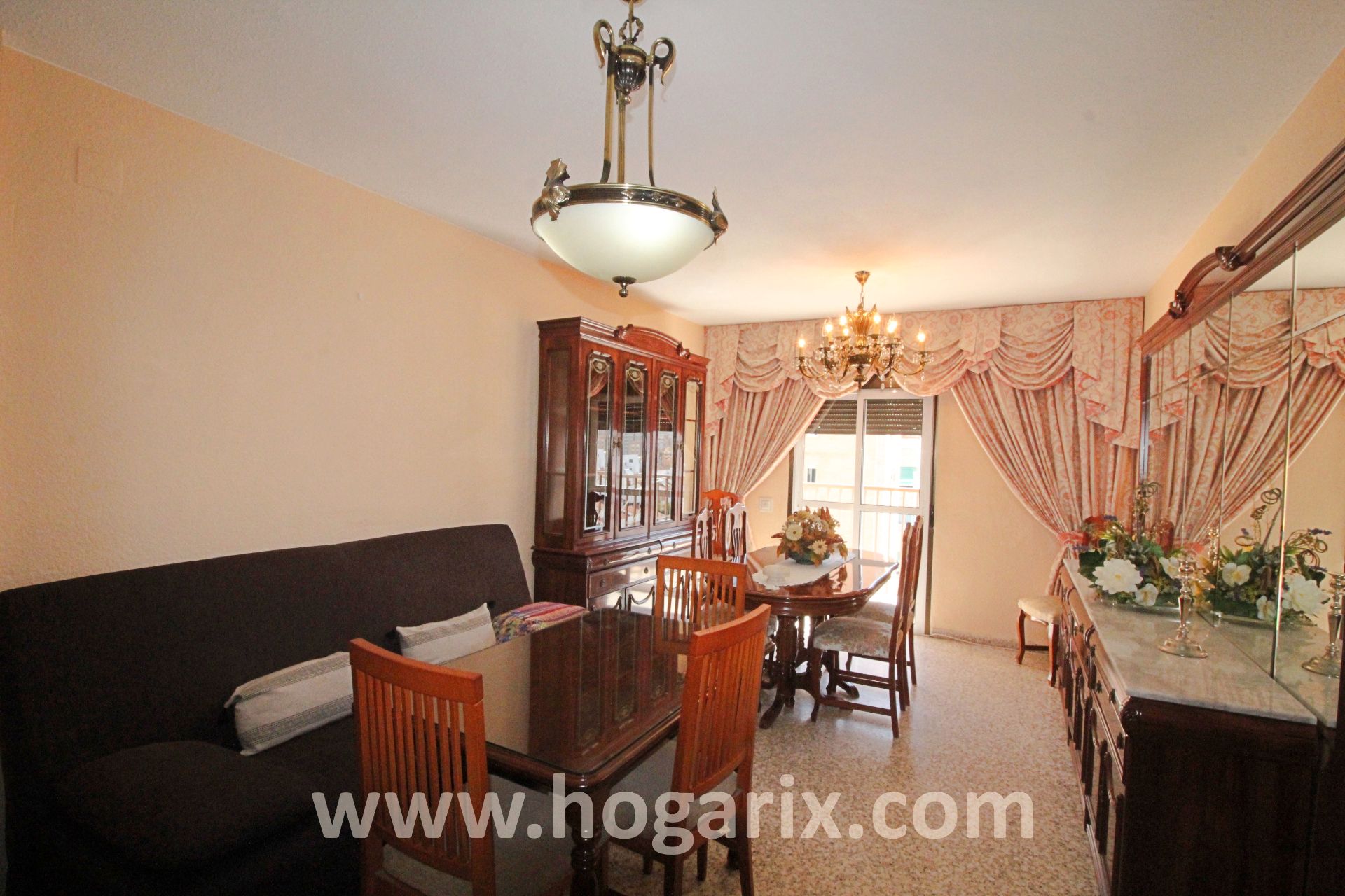 Dining room of Flat to rent in  Huelva Capital  with Furnished and Balcony