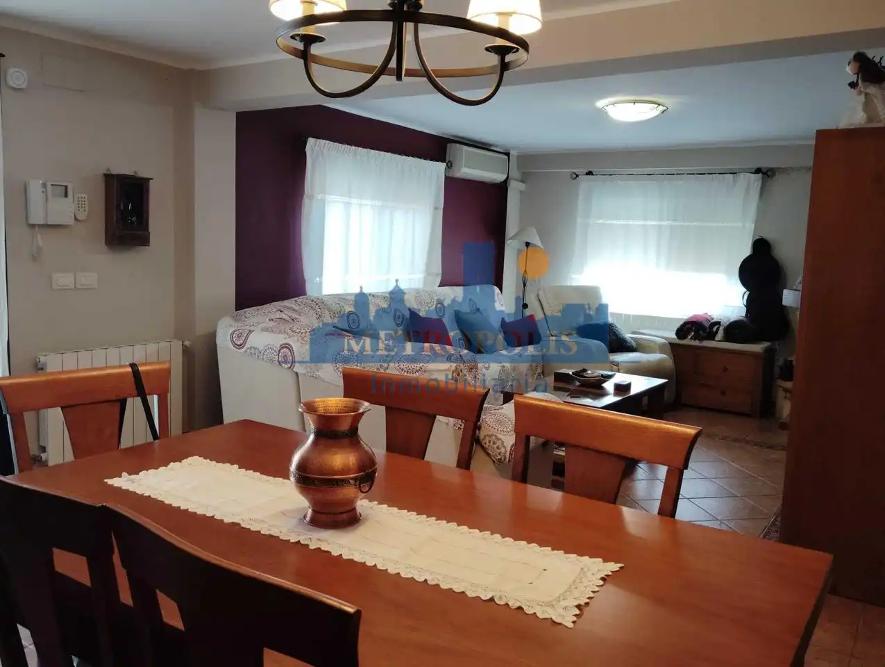 Sala de estar de Casa o chalet en venta en Vila-real con Aire acondicionado, Terraza y Amueblado