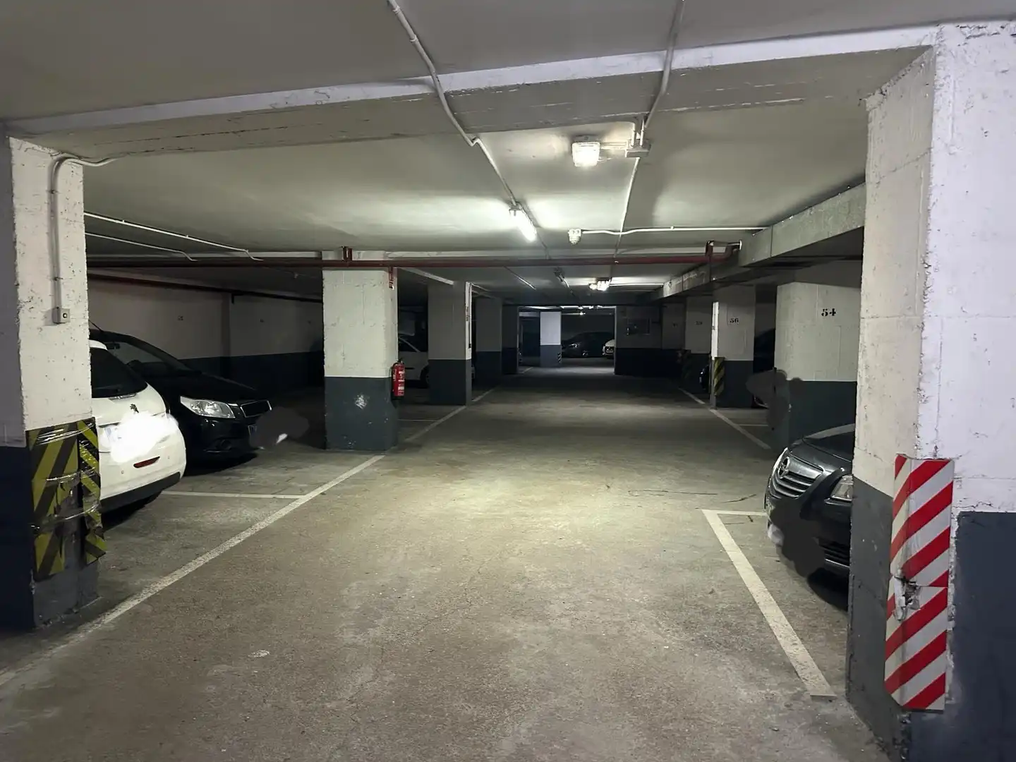 Parking of Flat for rent in Avilés  with Heating, Parquet flooring and Storage room