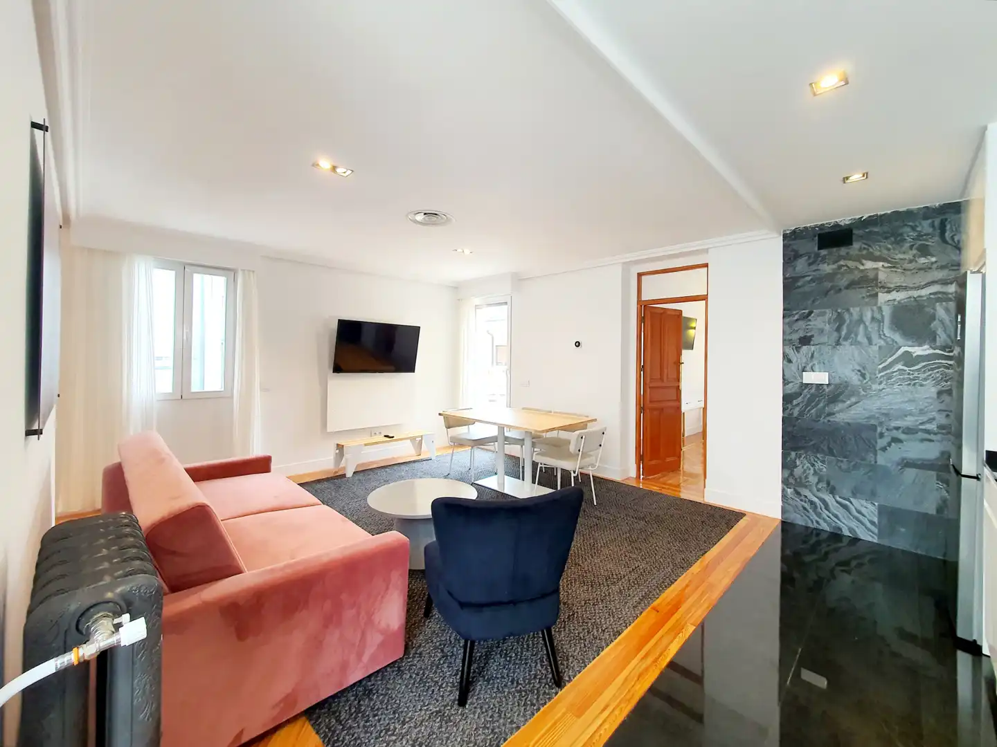 Living room of Attic for rent in Madrid  with Air Conditioner, Heating and Private garden