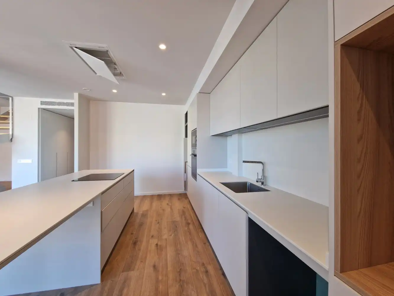 Kitchen of Attic for sale in Girona  with Air Conditioner, Heating and Terrace