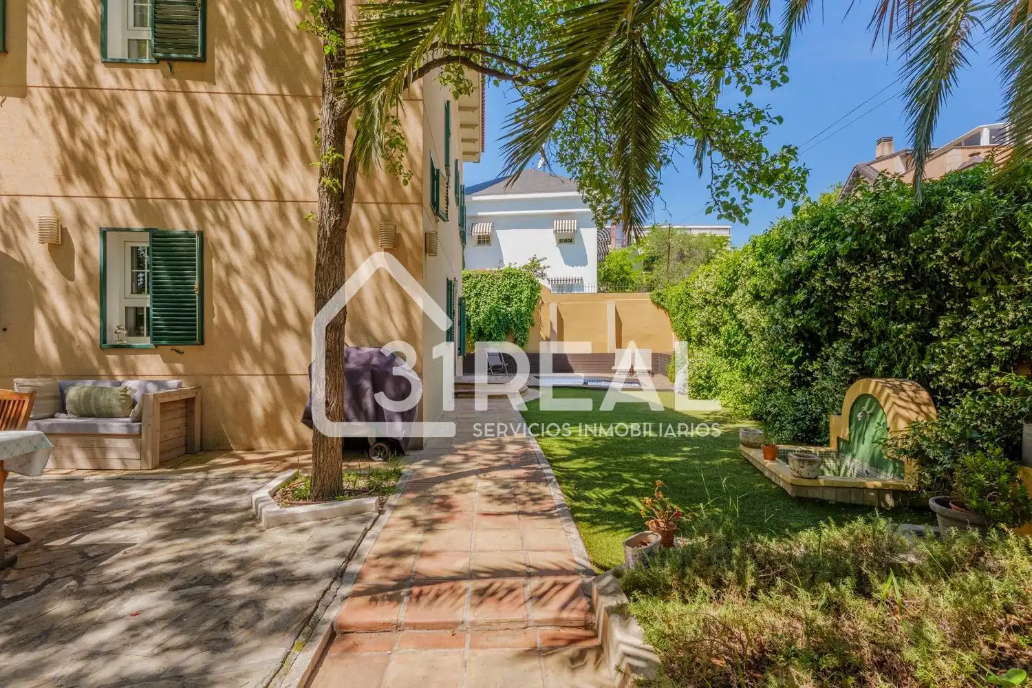 Garden of Houses for sale in Madrid