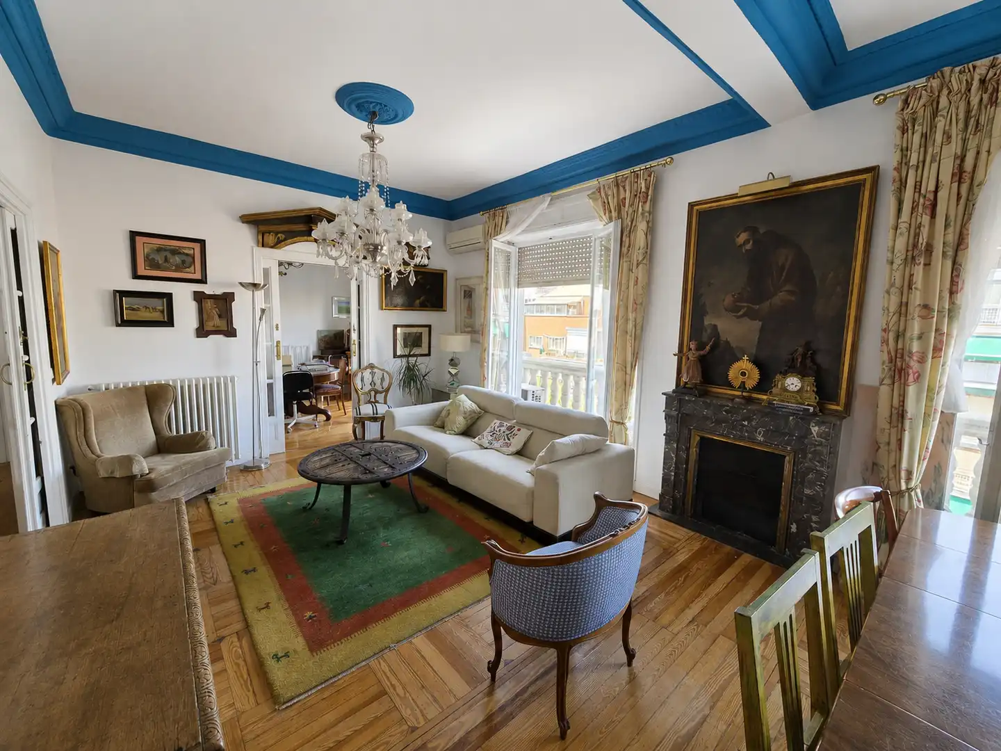Sala d'estar de Àtic en venda en Madrid amb Aire condicionat, Calefacció i Parquet