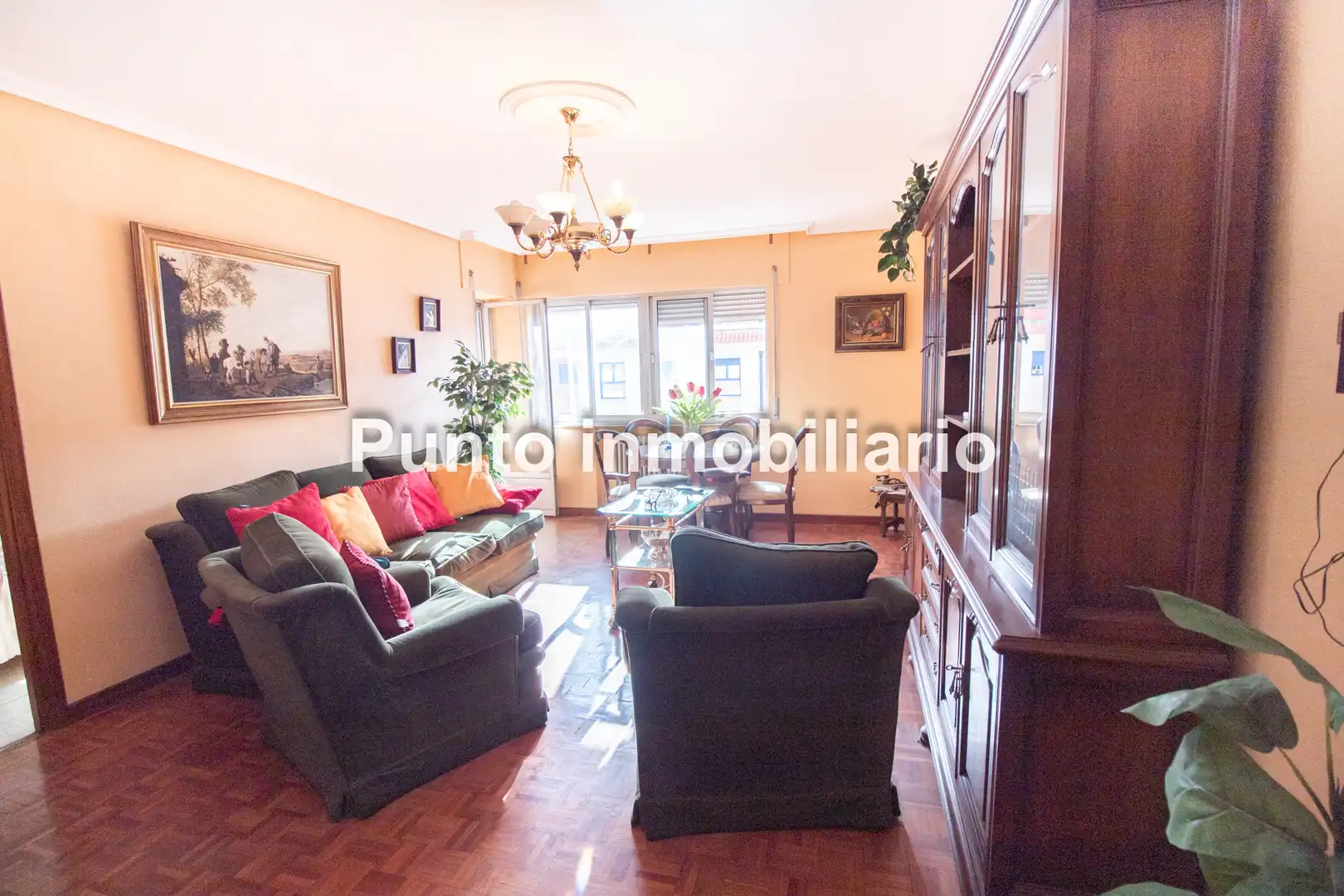 Sala d'estar de Pis en venda en Valladolid amb Calefacció, Parquet i Terrassa