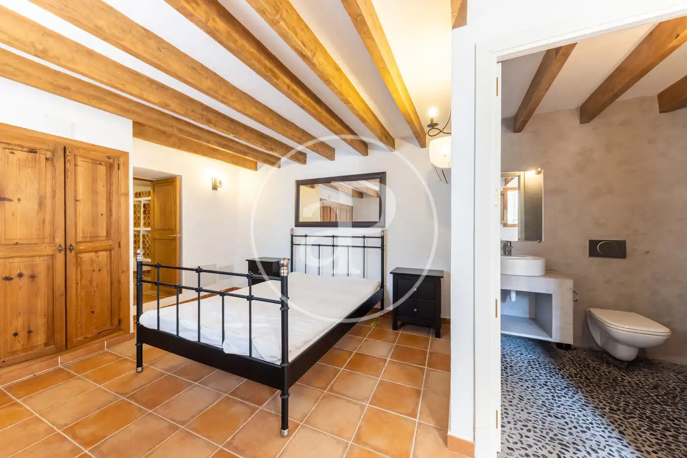 Dormitori de Casa o xalet de lloguer en  Palma de Mallorca amb Aire condicionat, Calefacció i Jardí privat