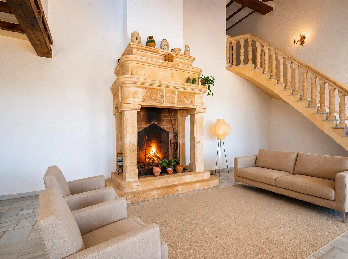 Wohnzimmer von Haus oder Chalet zum Verkauf in Finestrat mit Terrasse und Schwimmbad