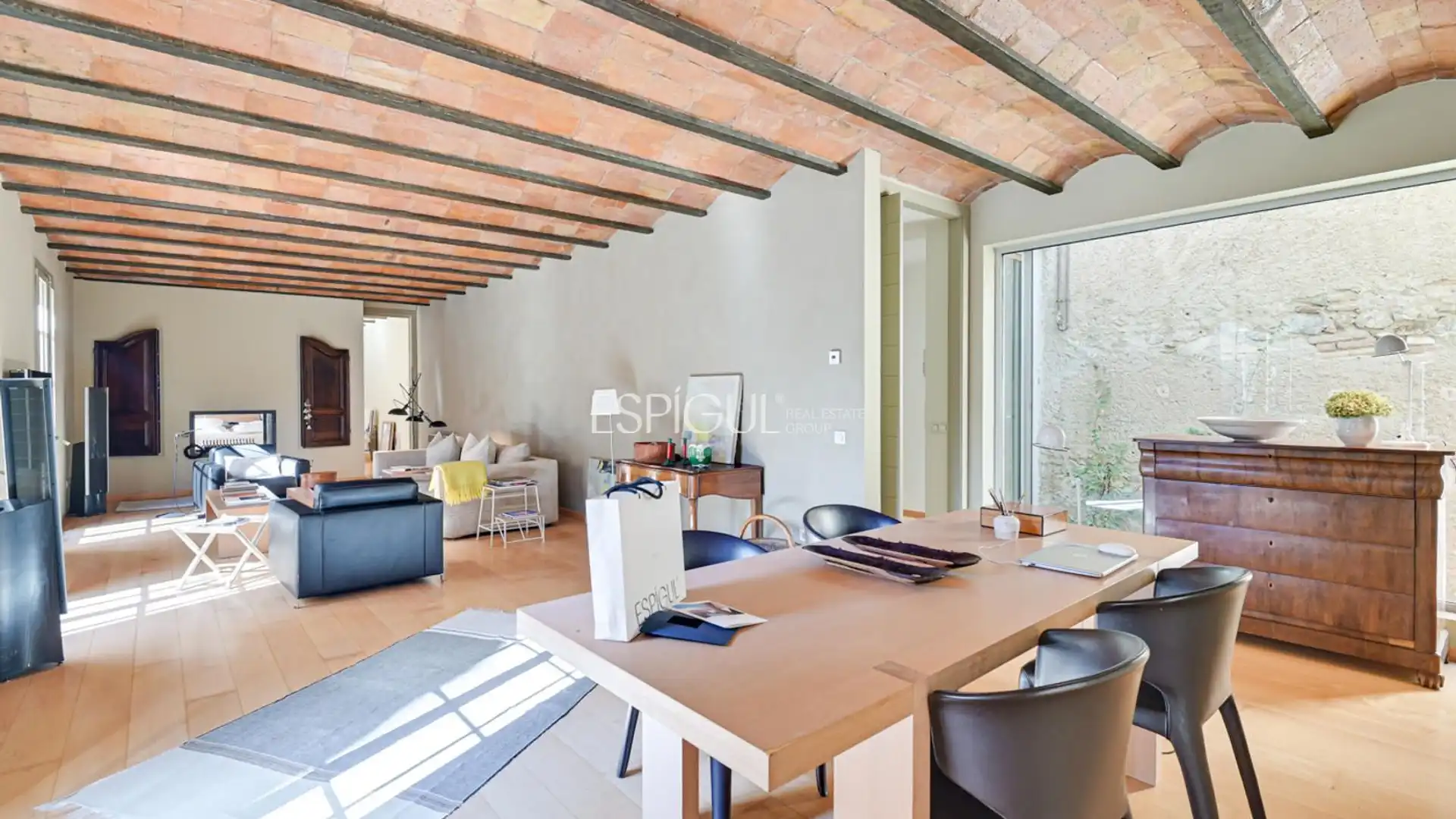 Living room of Houses for sale in Tiana  with Air Conditioner, Heating and Private garden