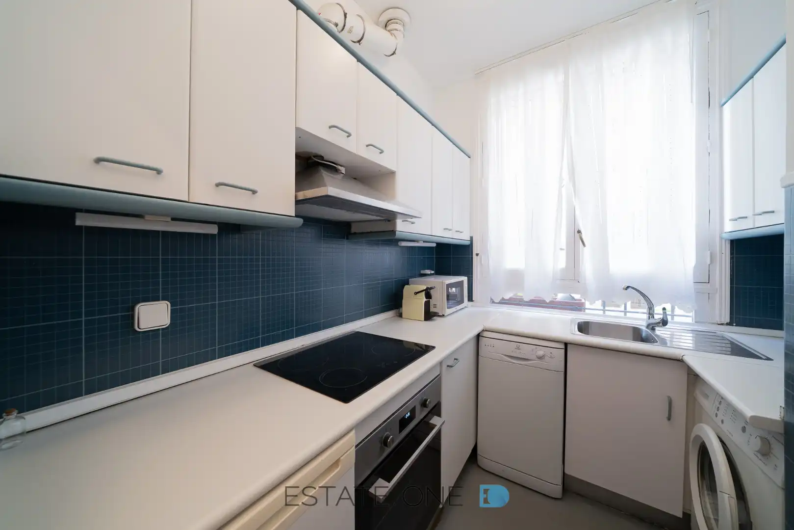 Kitchen of Office for rent in Madrid  with Air Conditioner, Heating and Balcony