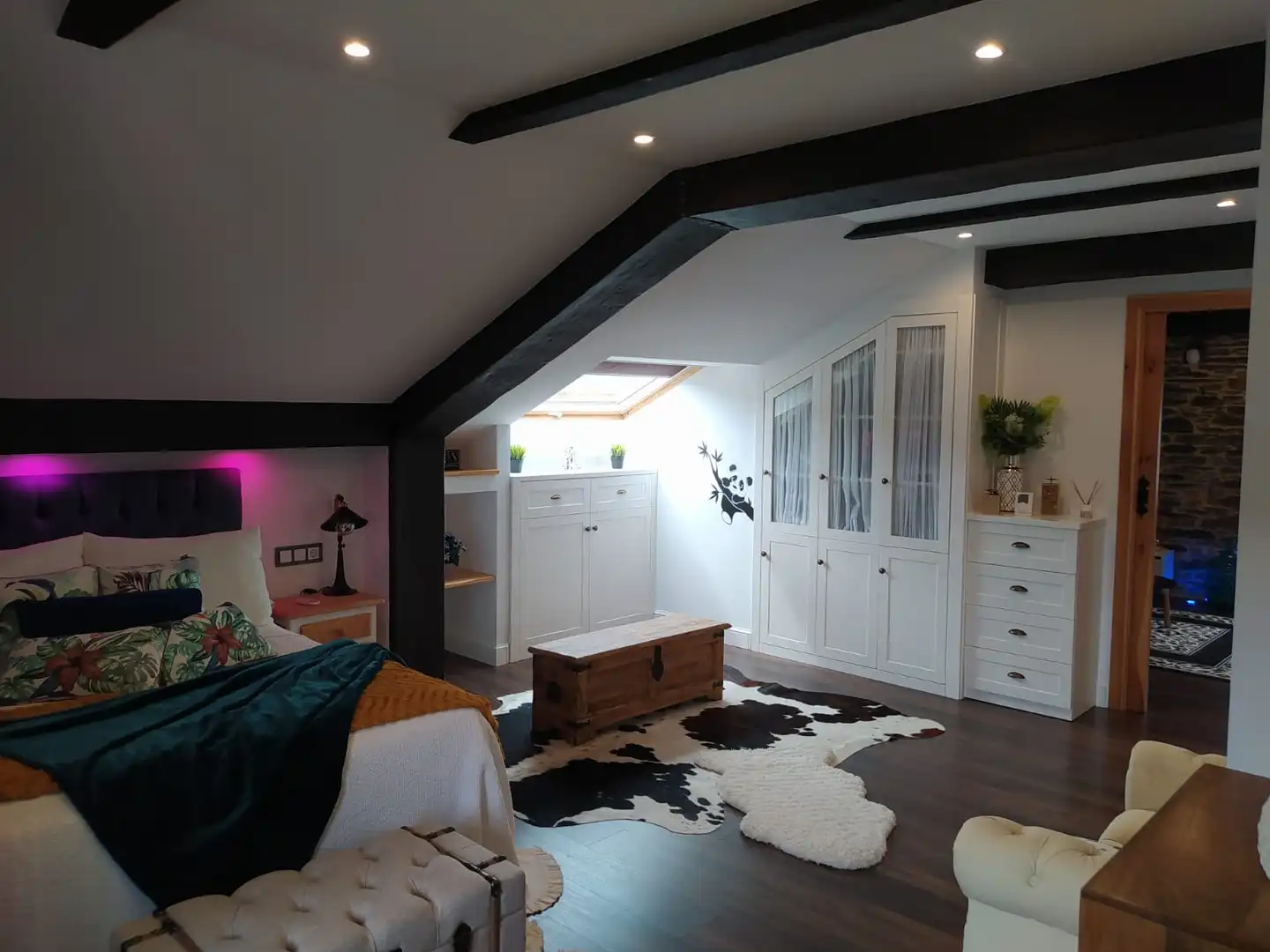 Habitación de Casa adosada en venta en Foz con Calefacción, Jardín privado y Terraza