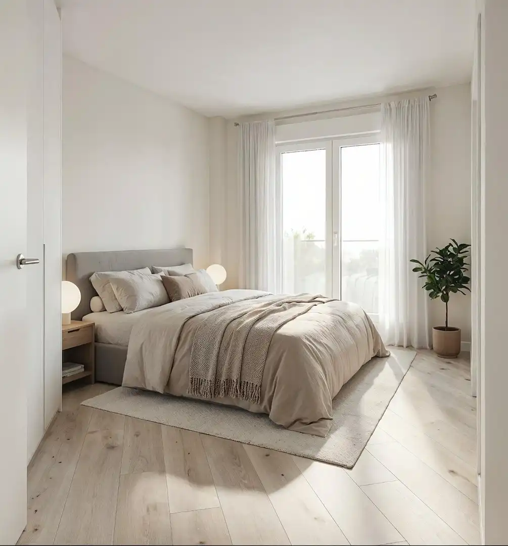 Schlafzimmer von Wohnung zum Verkauf in Alberic mit Klimaanlage und Heizung
