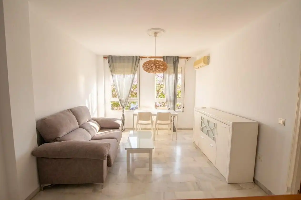 Living room of Flat for rent in Jerez de la Frontera  with Air Conditioner and Furnished