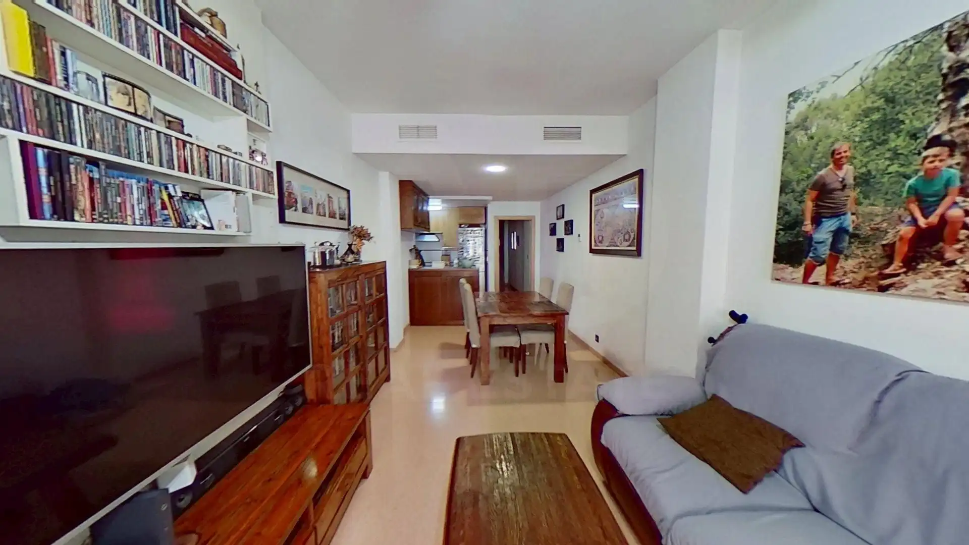 Living room of Flat for sale in Alicante / Alacant  with Air Conditioner, Heating and Terrace