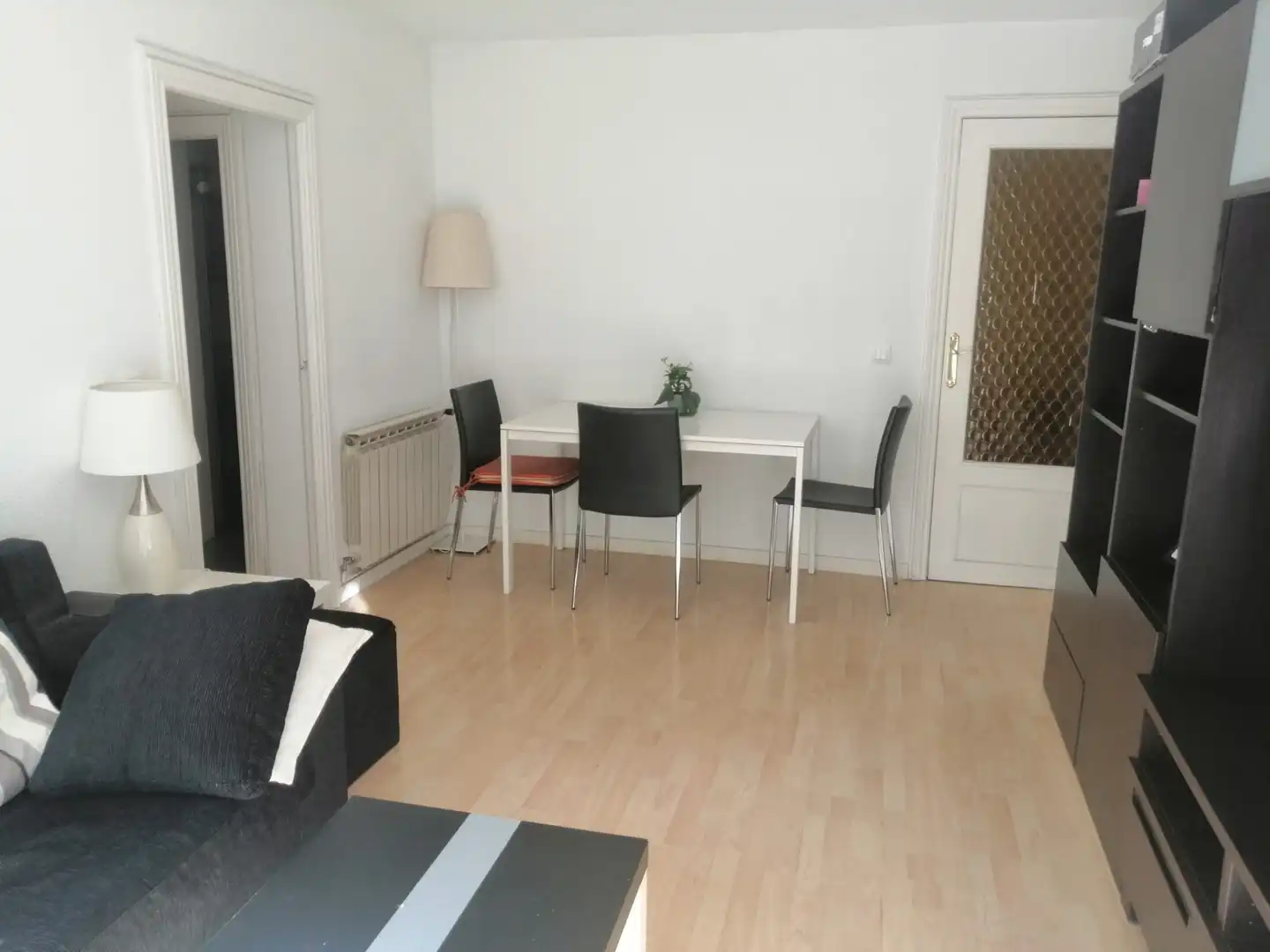 Comedor de Piso de alquiler en Madrid con Calefacción, Parquet y Amueblado