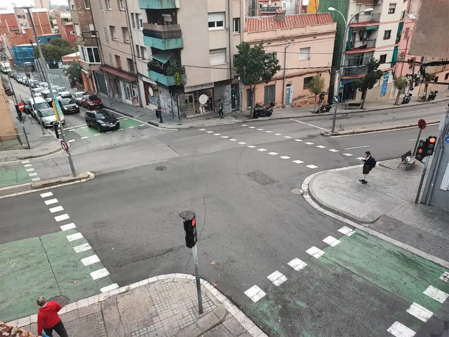 Vista exterior de Casa adosada en venda en Badalona