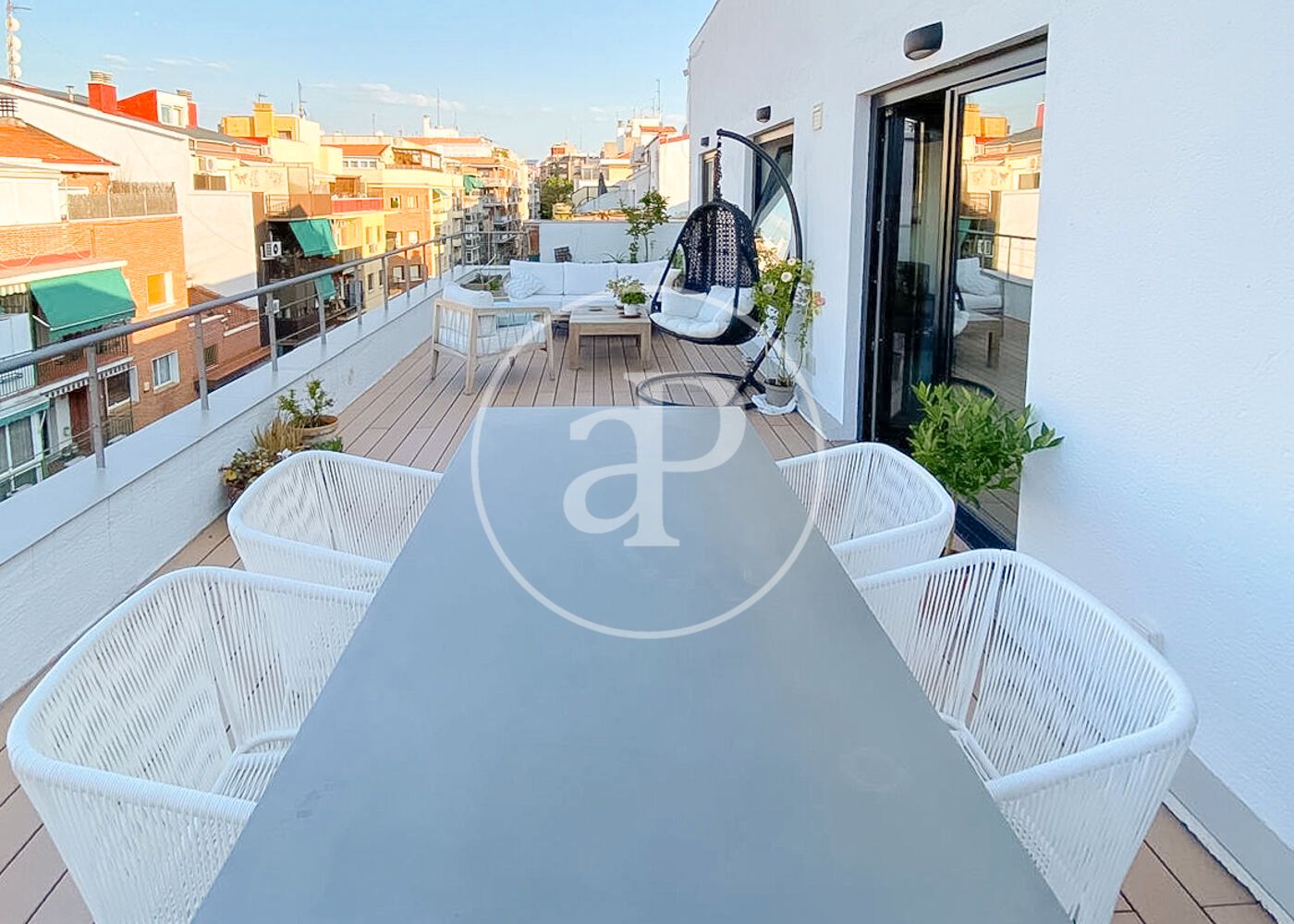 Terrace of Flat for sale in  Madrid Capital  with Air Conditioner, Heating and Terrace