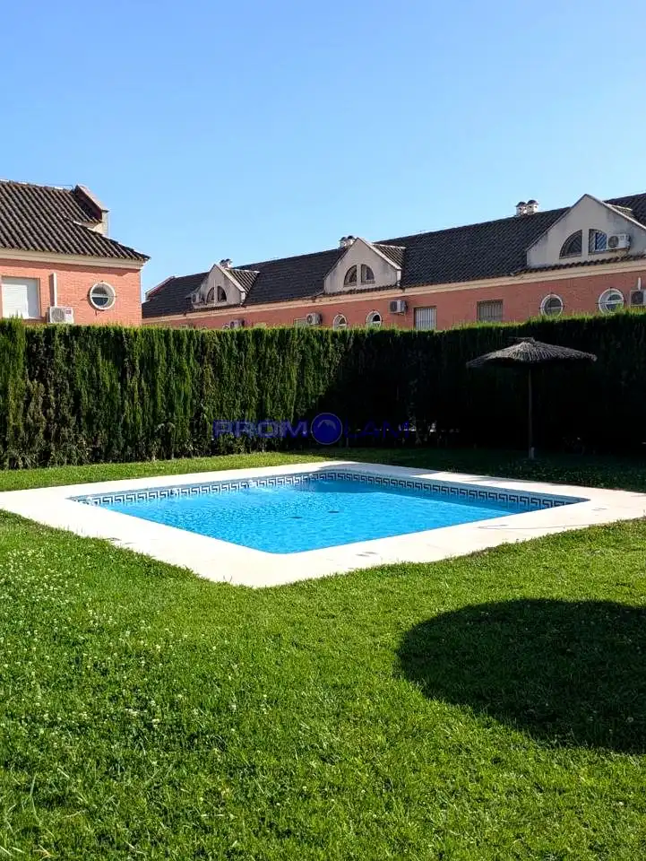 Piscina de Casa o xalet en venda en Coria del Río amb Aire condicionat, Terrassa i Piscina