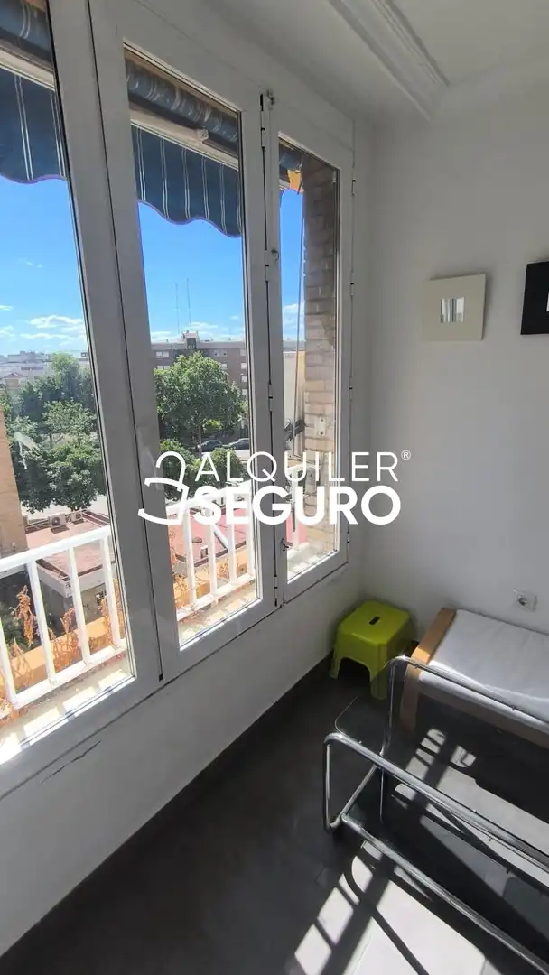 Terraza de Piso de alquiler en Sevilla con Terraza y Amueblado