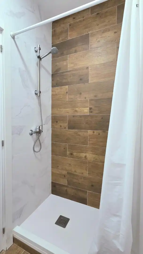 Bany de Apartament de lloguer en Madrid amb Moblat, Forn i Rentadora