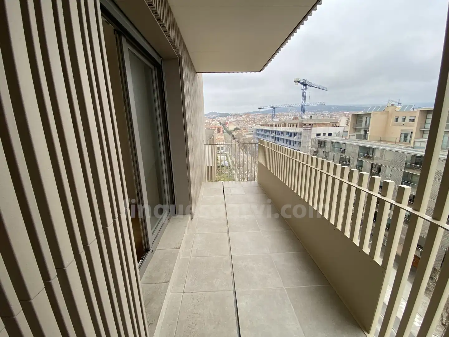 Balcony of Flat for rent in Mataró  with Air Conditioner, Heating and Terrace