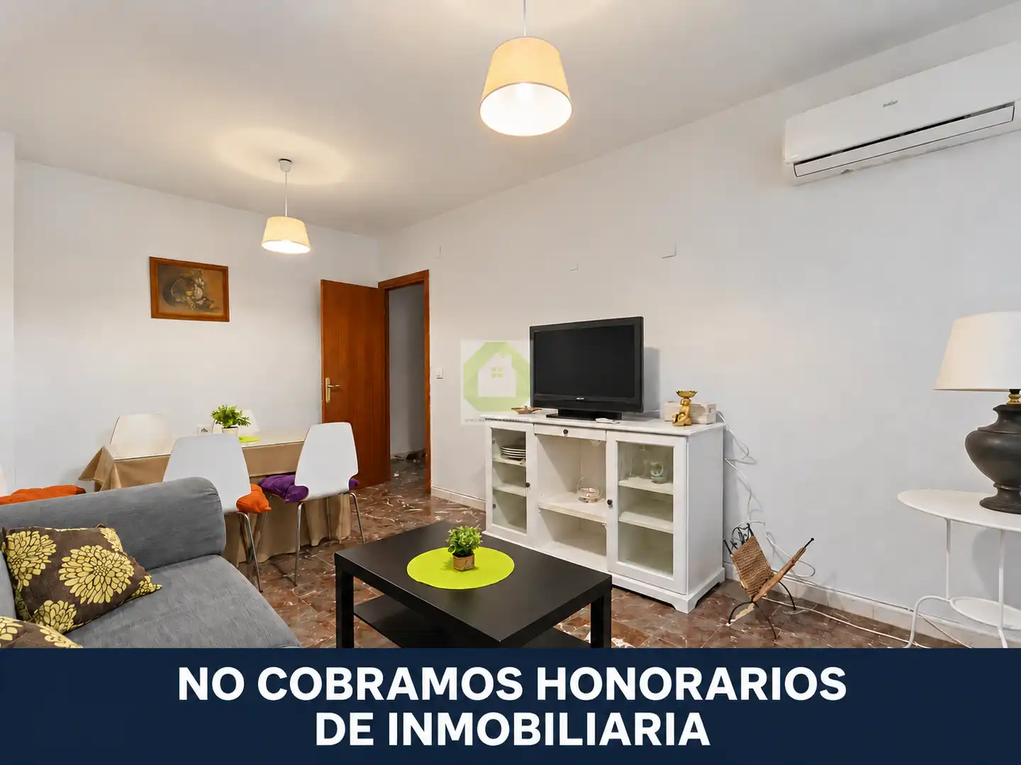 Living room of Flat for share in San Antón