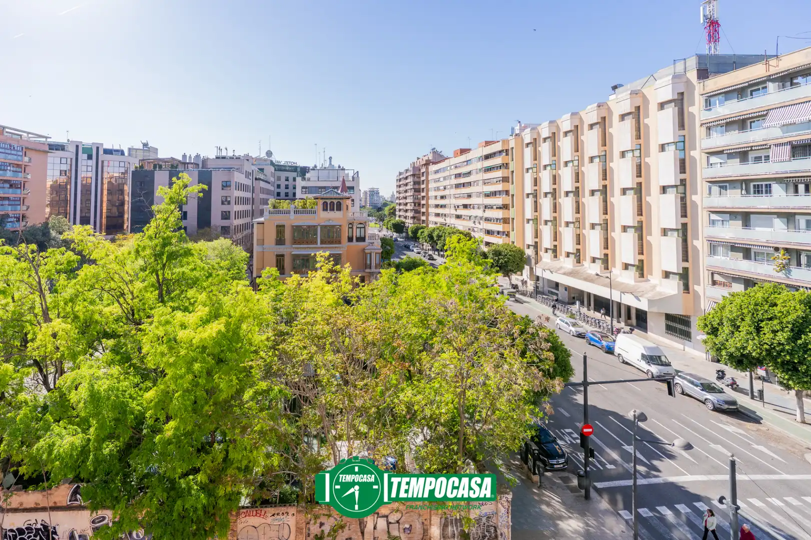 Vista exterior de Piso en venta en Valencia con Aire acondicionado, Calefacción y Amueblado