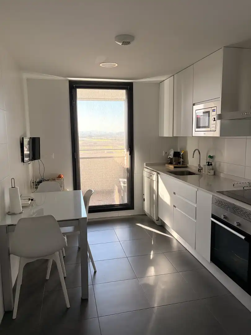 Kitchen of Flat for sale in  Valencia Capital  with Air Conditioner, Terrace and Swimming Pool