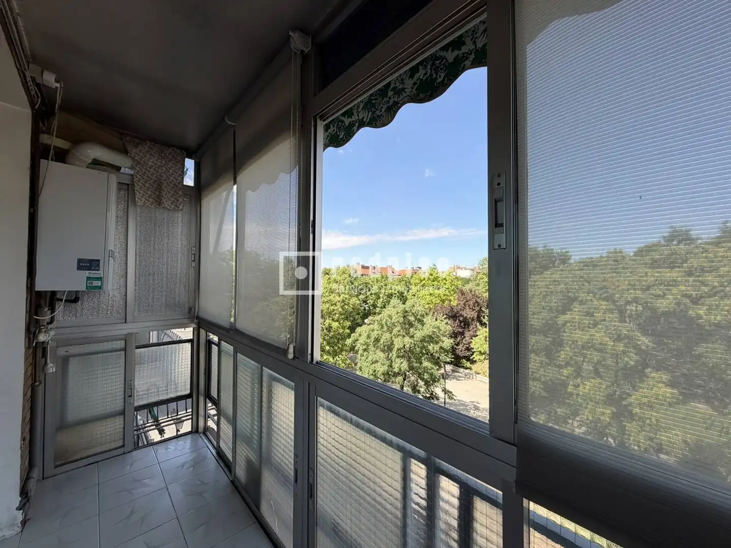 Balcony of Flat for sale in Madrid
