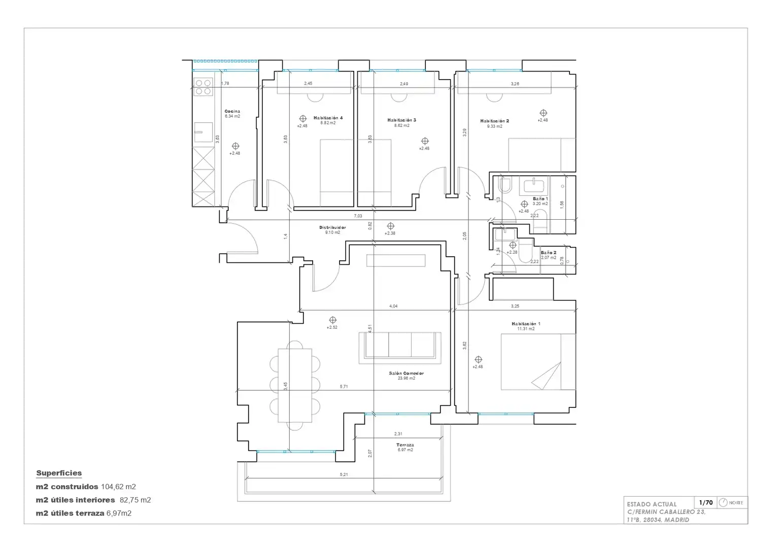 Wohnung zur Miete in Fuencarral - El Pardo