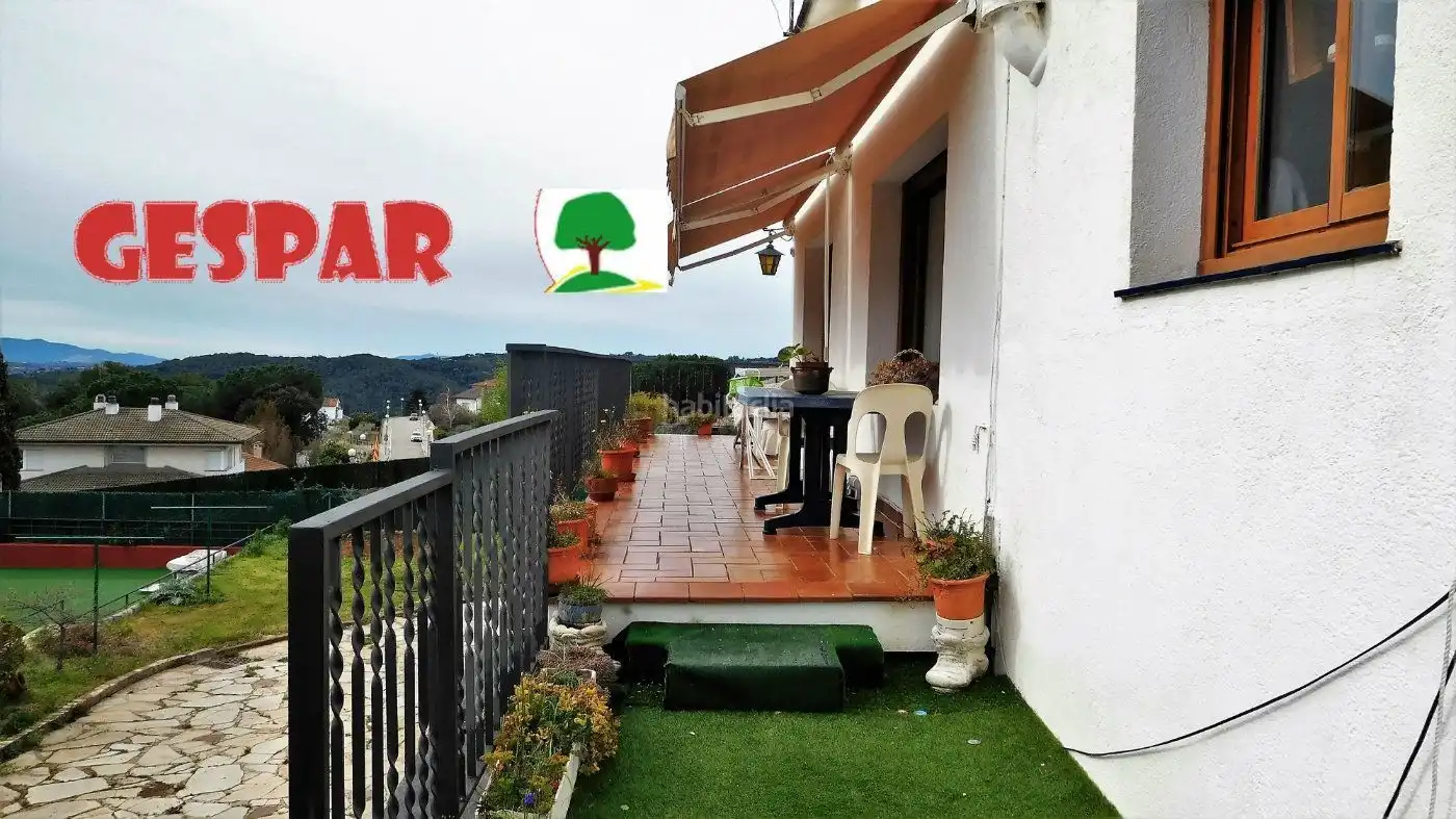 Terraza de Casa o chalet en venta en Bigues i Riells del Fai con Piscina