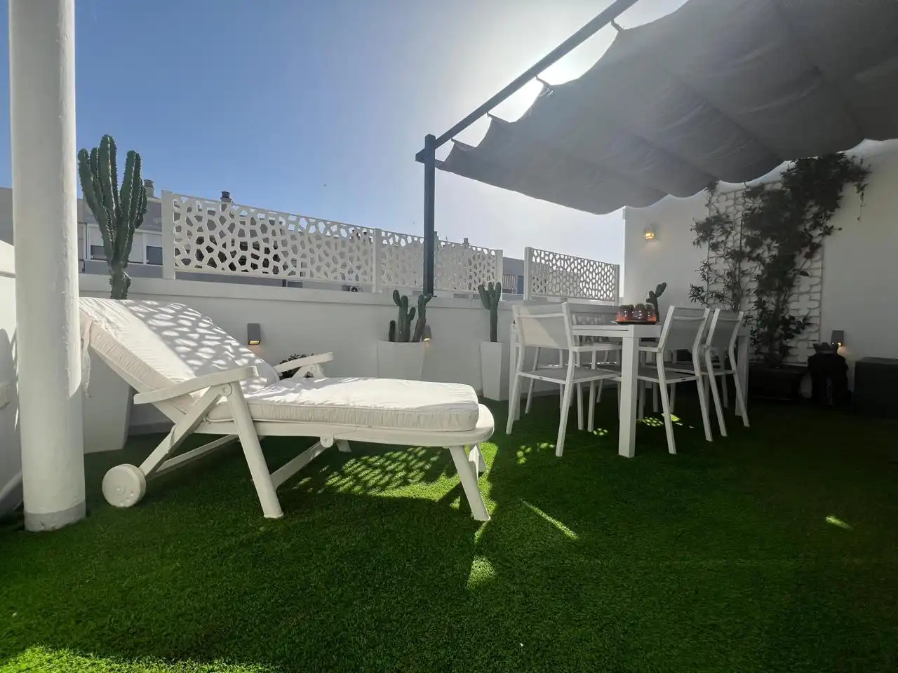 Terrassa de Apartament de lloguer en Torremolinos amb Aire condicionat, Terrassa i Traster