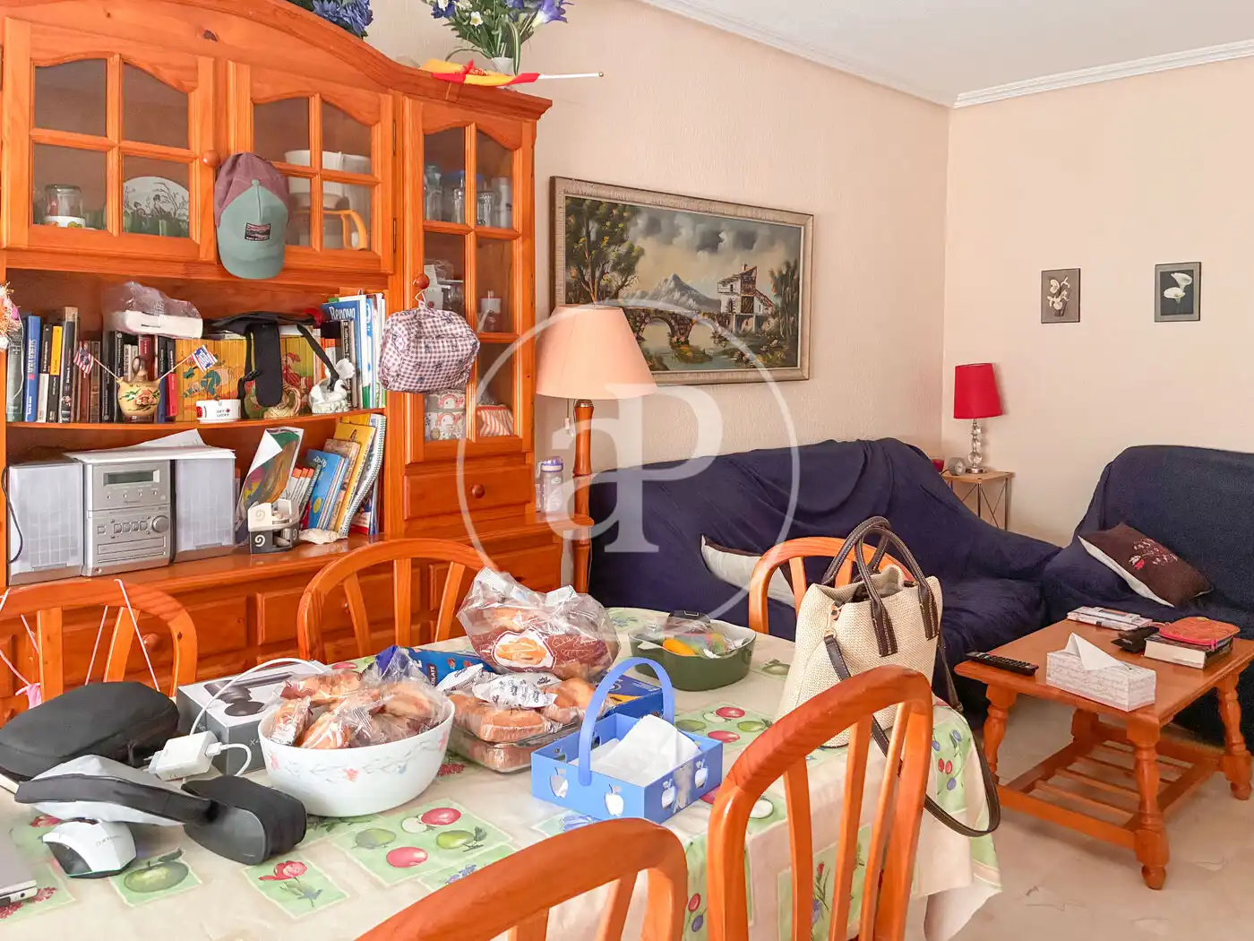 Comedor de Piso de alquiler en Santa Pola con Calefacción, Trastero y Amueblado
