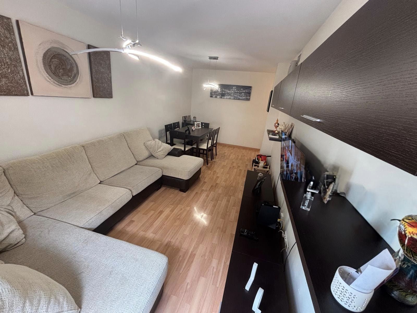 Living room of Flat for sale in Mijas  with Air Conditioner, Terrace and Furnished