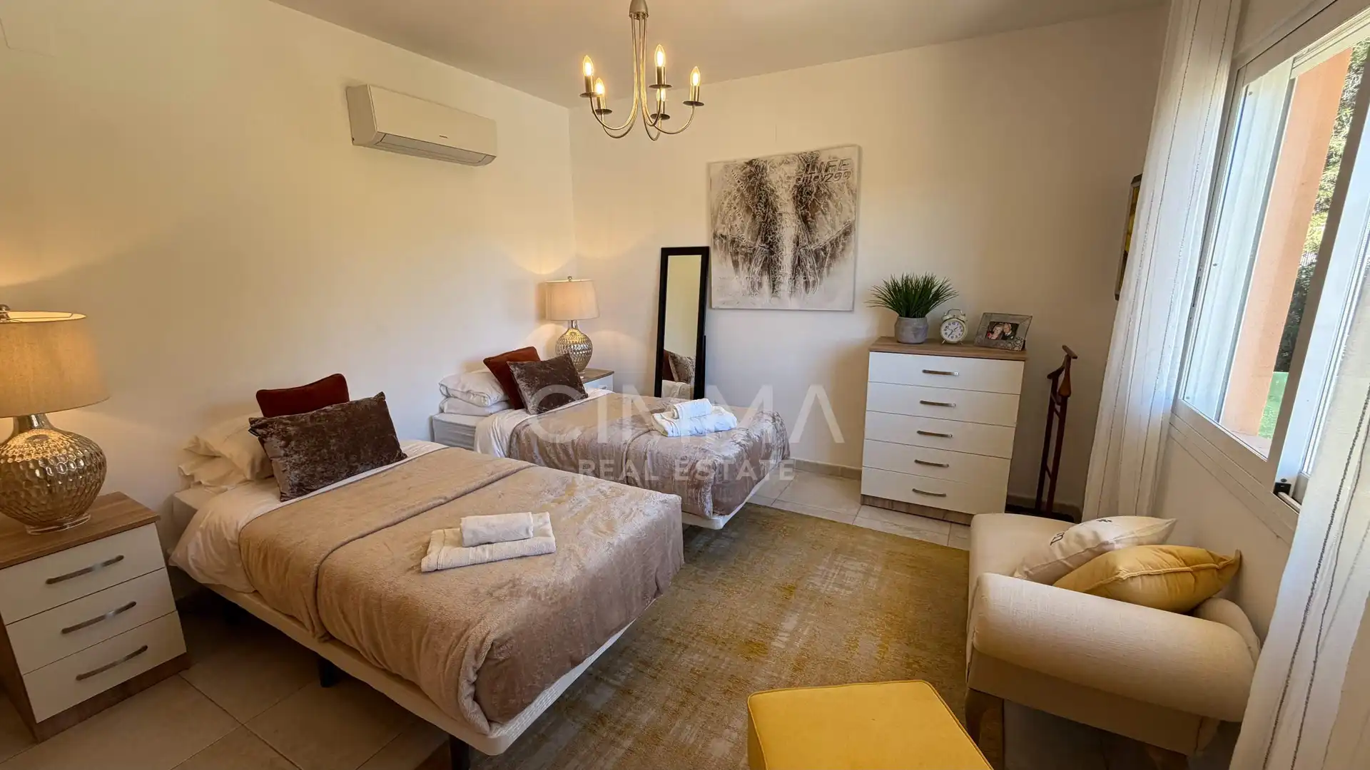 Bedroom of Detached homes for sale in L'Alfàs del Pi  with Air Conditioner, Heating and Terrace