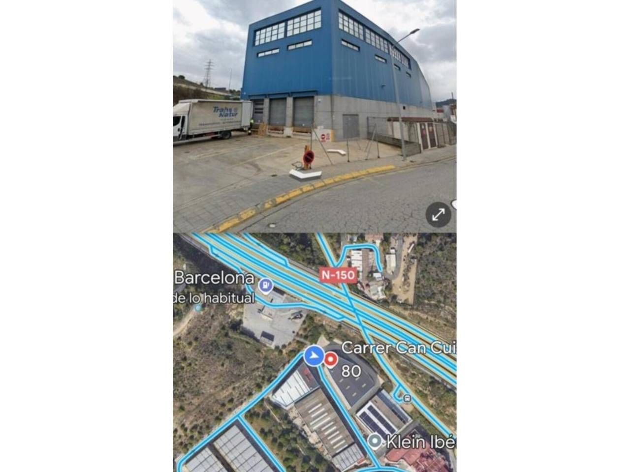Vista exterior de Nau industrial en venda en Montcada i Reixac amb Calefacció