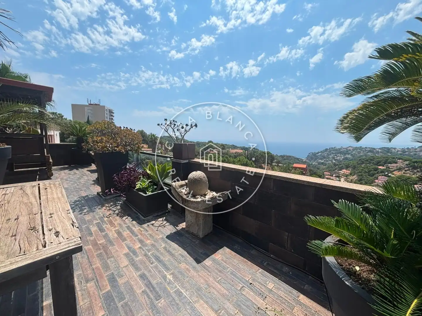 Terraza de Casa o chalet en venta en Lloret de Mar con Aire acondicionado, Calefacción y Jardín privado