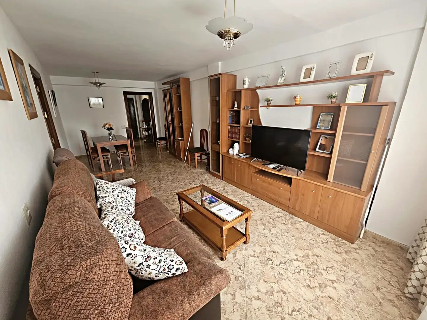 Living room of Flat for sale in Málaga Capital  with Furnished