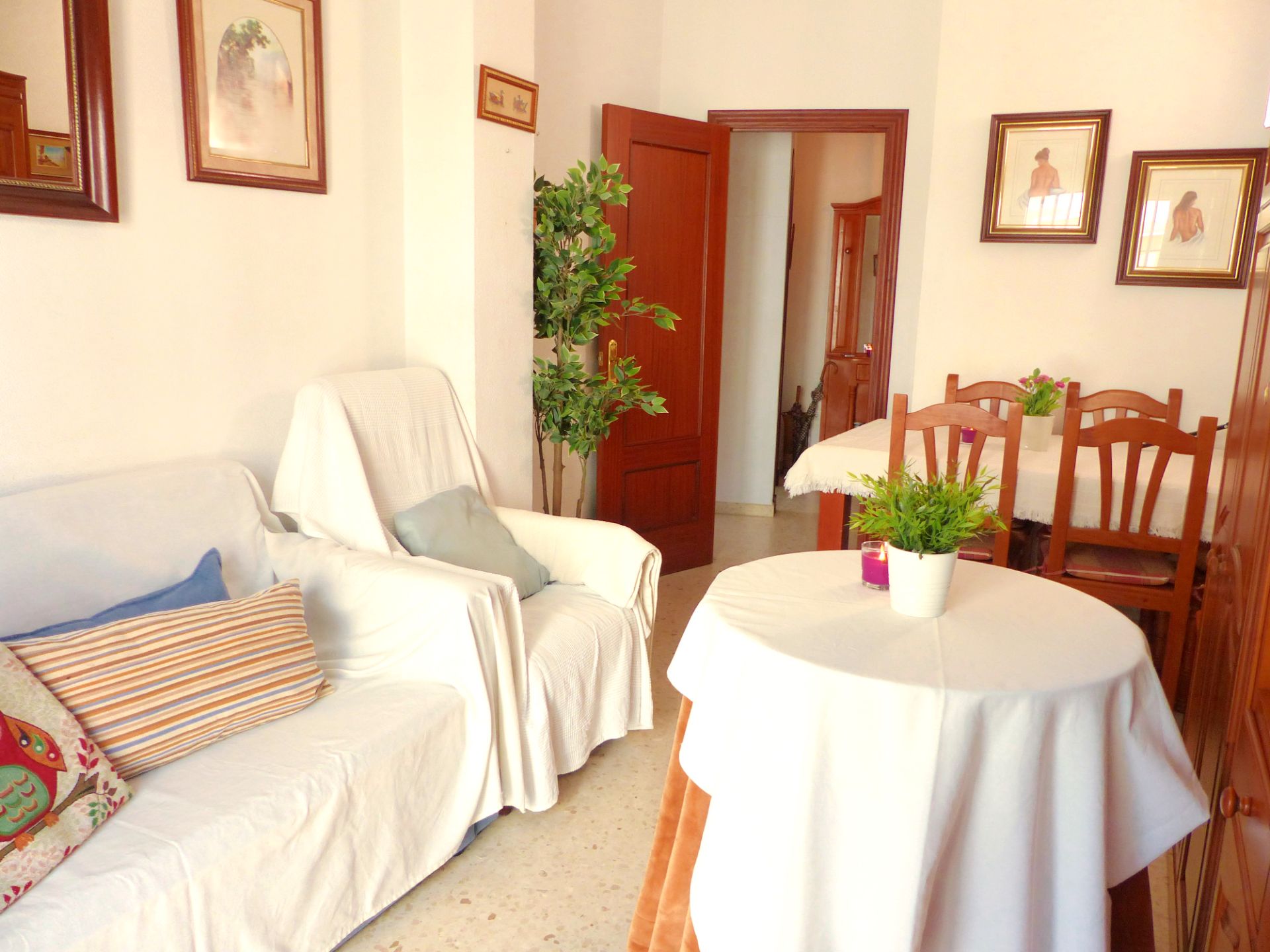 Living room of Flat for sale in Chipiona  with Air Conditioner and Balcony