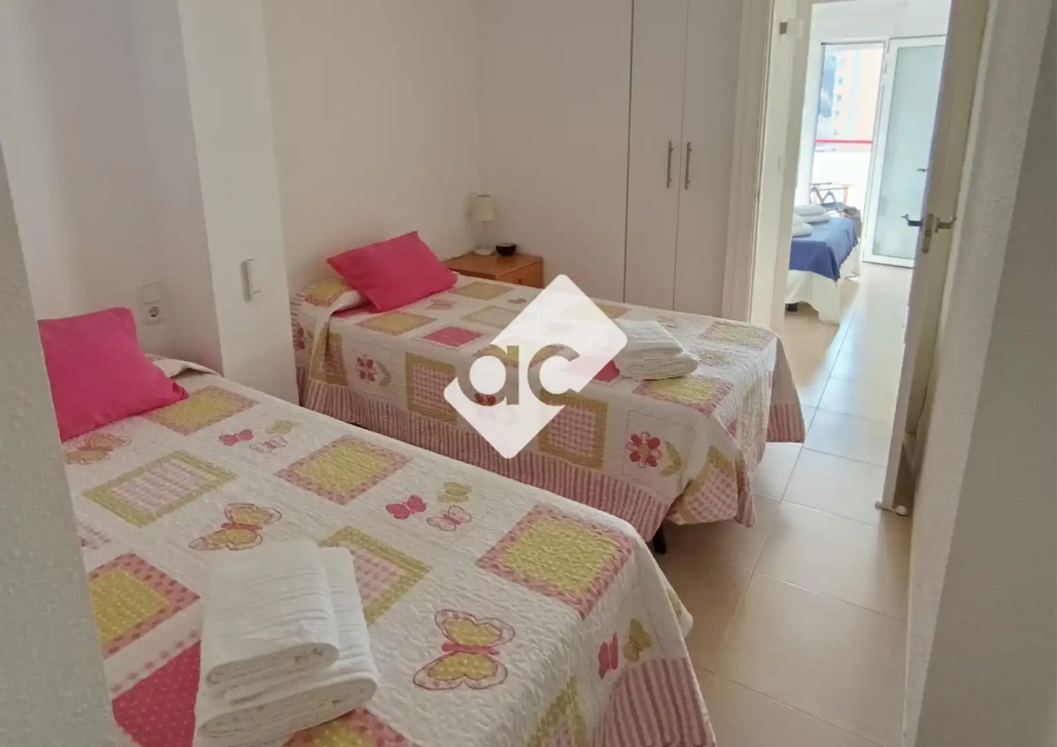 Bedroom of Flat for rent in Cullera  with Air Conditioner, Heating and Furnished