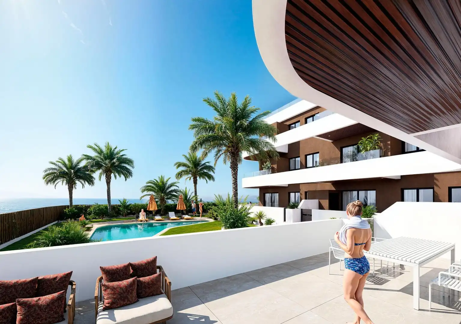 Penthouse mit Pool zum Verkauf in Puerto Deportivo, imagen 2