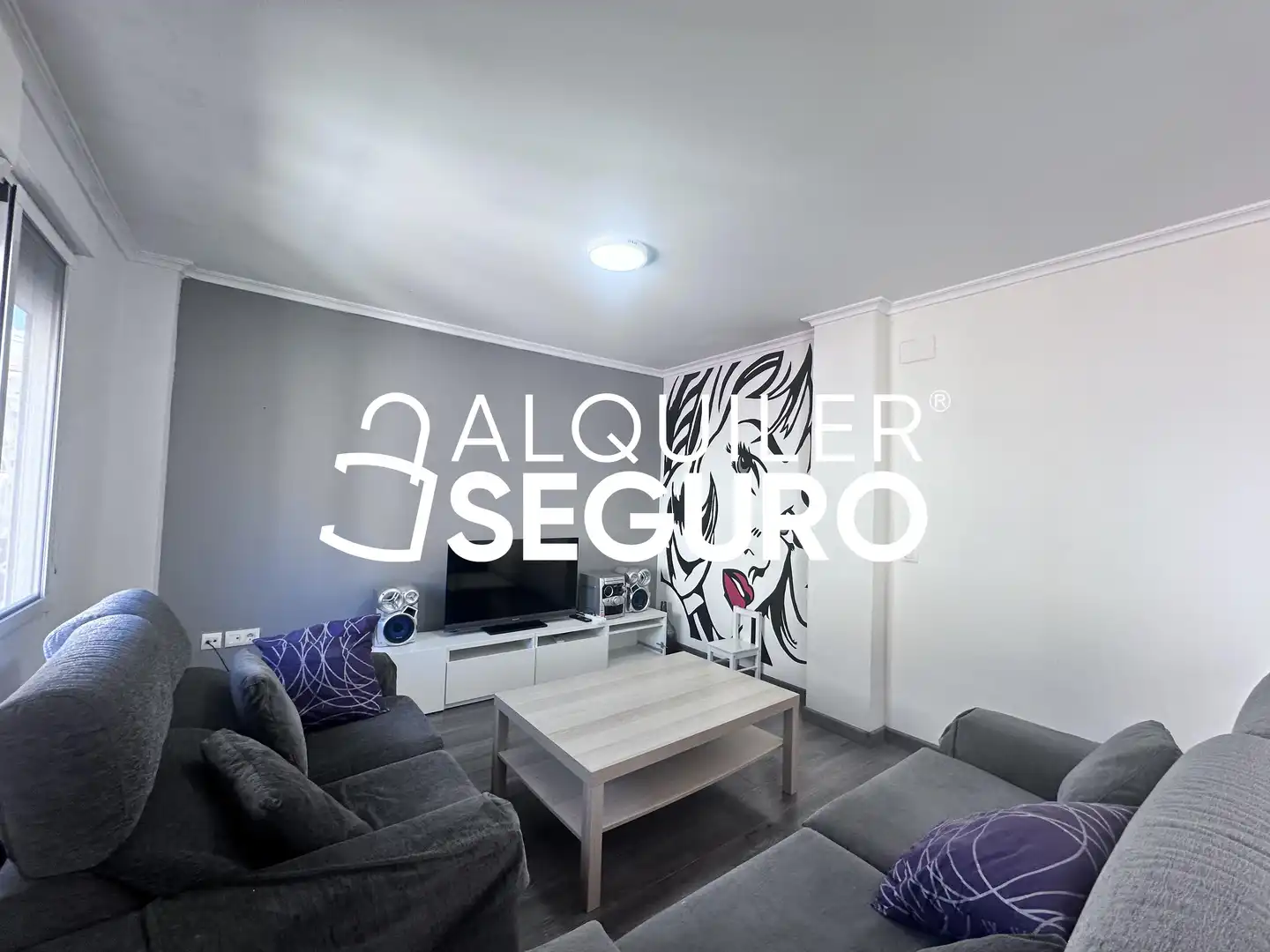 Wohnzimmer von Wohnung zur Miete in Benimaclet