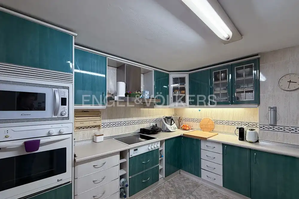 Cocina de Piso de alquiler en Valencia con Aire acondicionado, Calefacción y Parquet