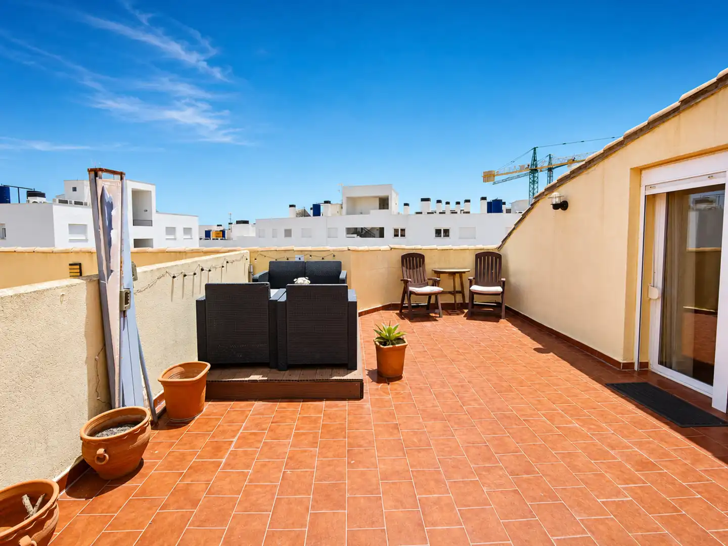 Terrace of Attic for sale in Manilva  with Air Conditioner, Terrace and Swimming Pool