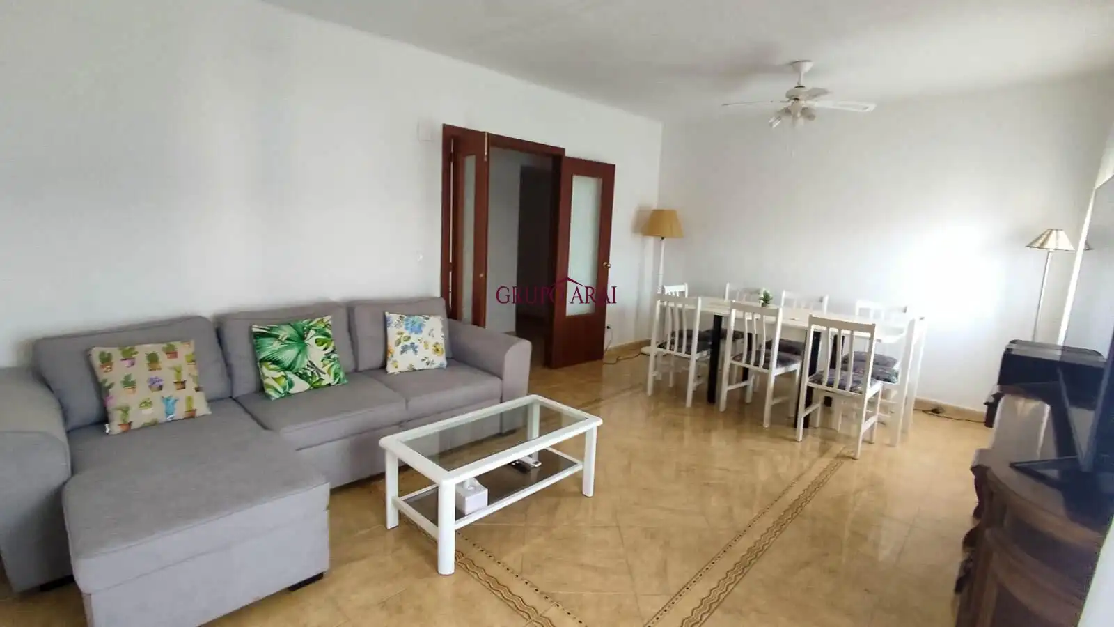 Sala de estar de Piso en venta en Alicante / Alacant con Aire acondicionado y Balcón
