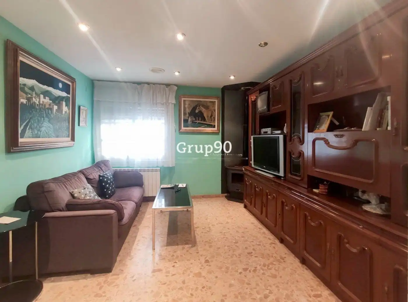 Sala d'estar de Finca rústica en venda en Lleida amb Terrassa, Traster i Piscina