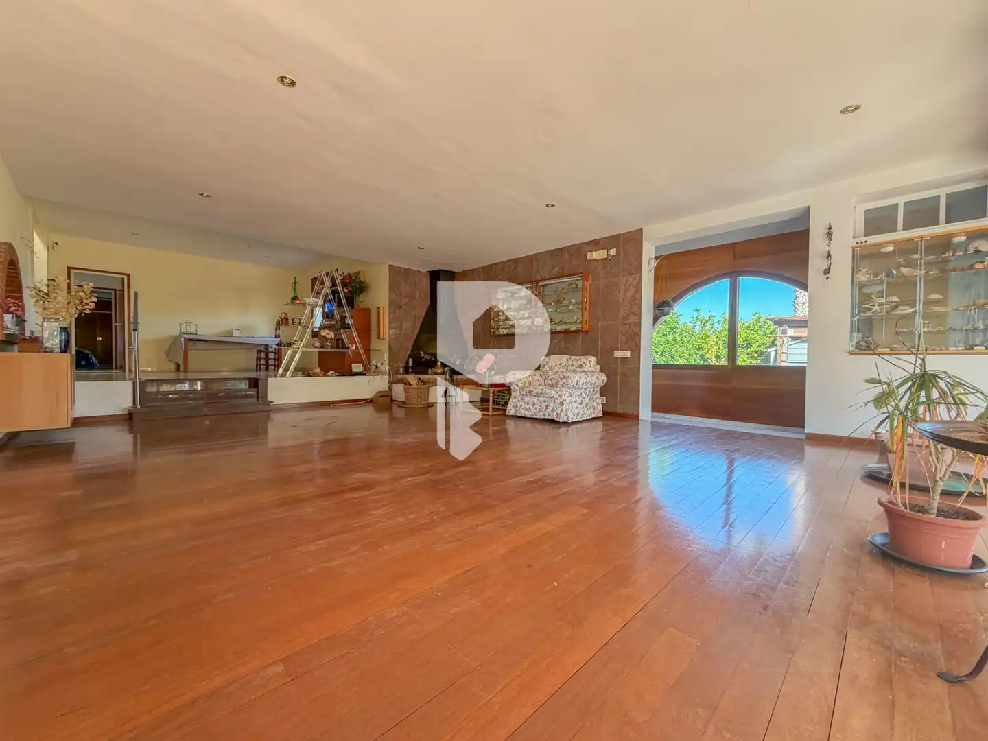 Sala de estar de Casa o chalet en venta en Esparreguera con Aire acondicionado, Calefacción y Parquet