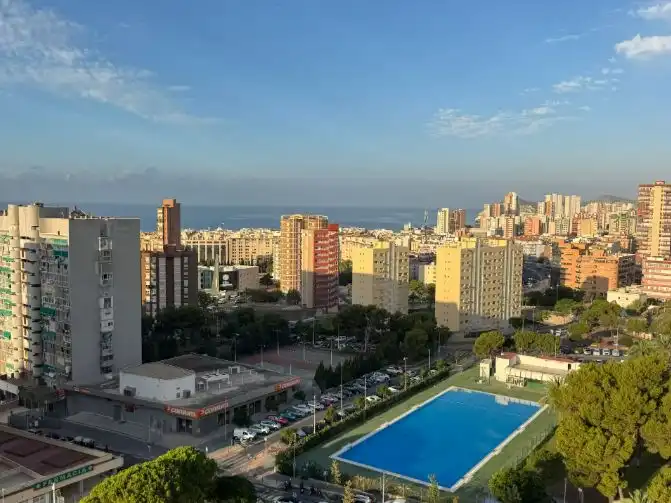 Exterior view of Flat for rent in Benidorm  with Air Conditioner, Heating and Parquet flooring