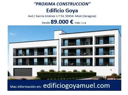 Vista exterior de Piso en venta en Muel con Aire acondicionado, Parquet y Trastero