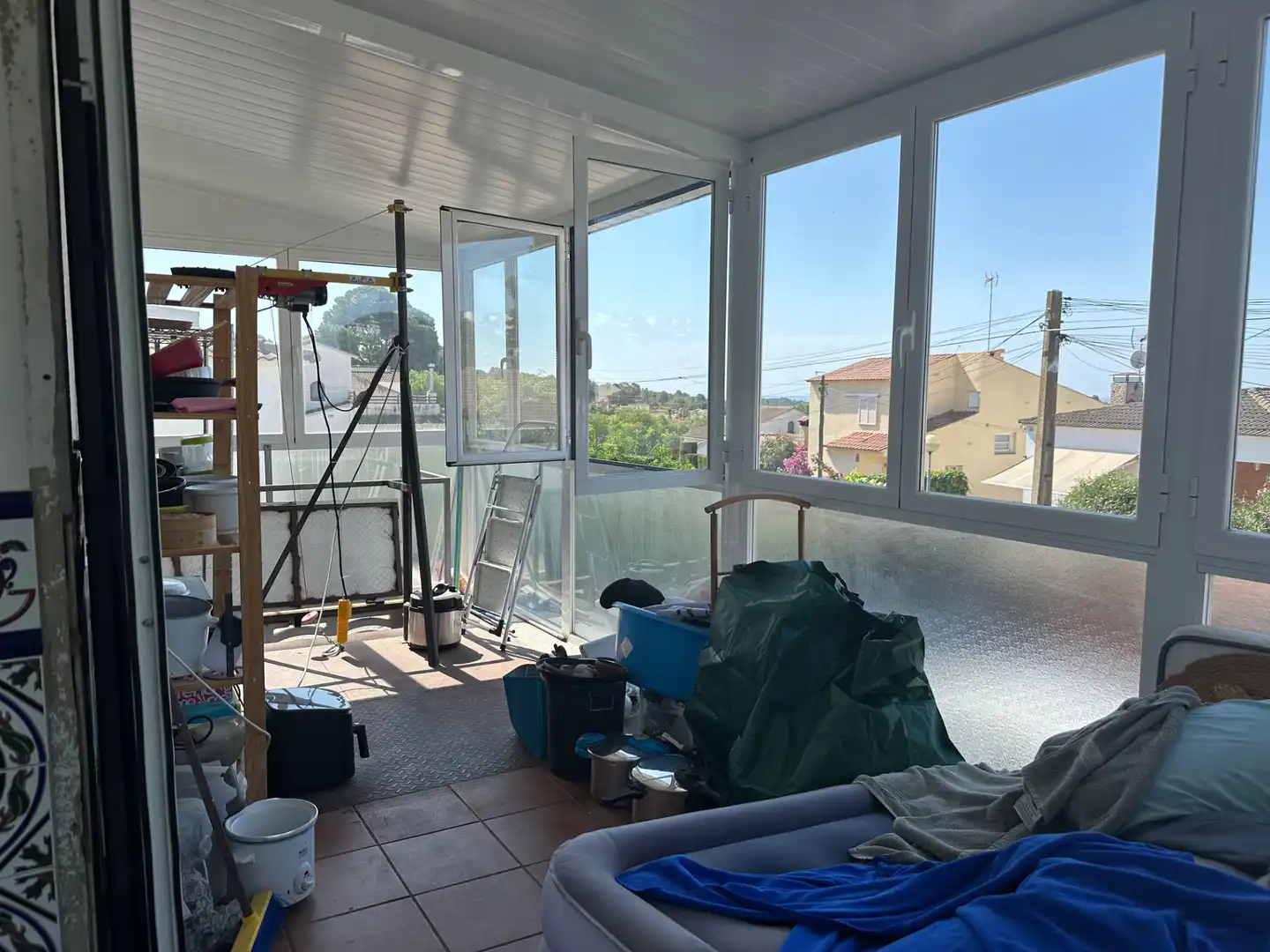 Terraza de Casa o chalet en venta en La Pobla de Montornès   con Aire acondicionado, Calefacción y Jardín privado